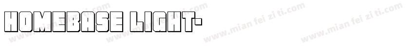 Homebase Light字体转换